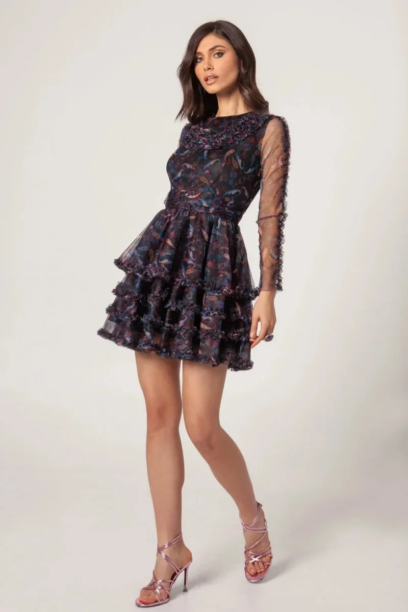 Vestido Tull Curto Preto - Masavi - Image 2