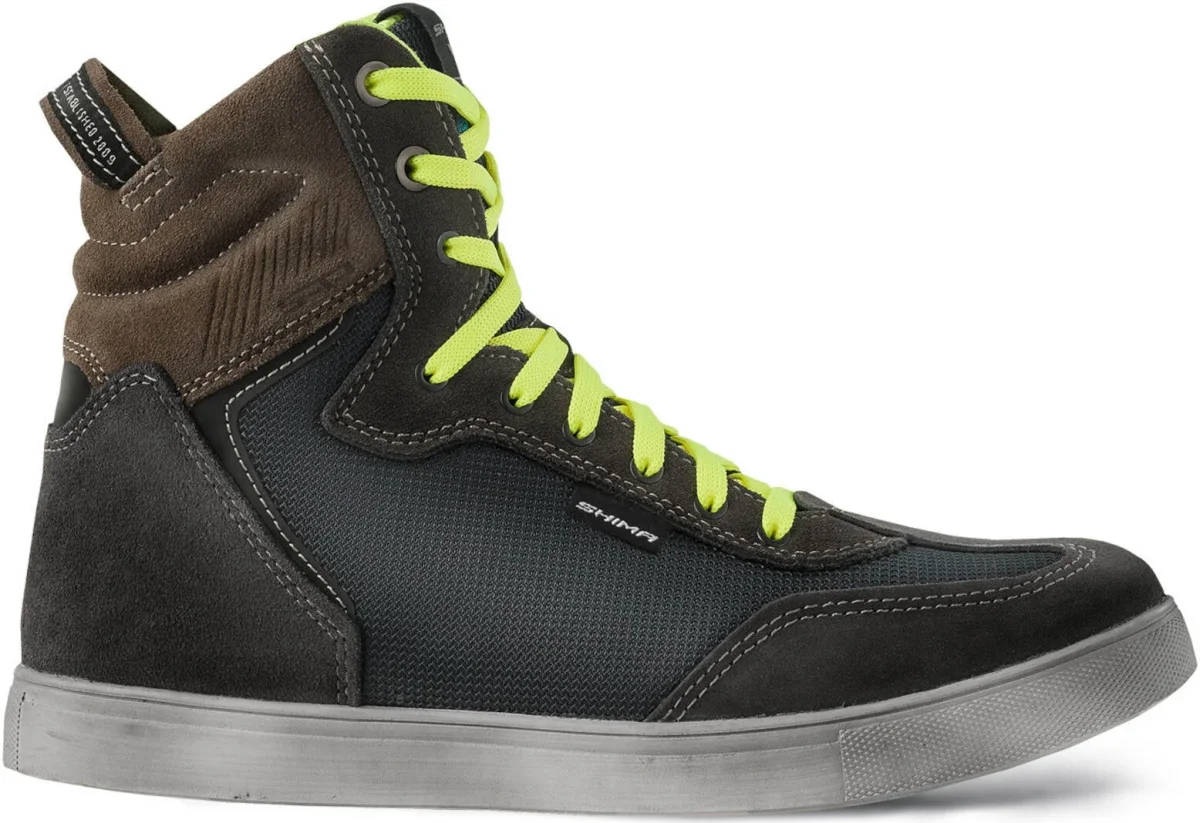 SHIMA REBEL VENT BOTAS DE MOTO HOMEM CINZA - Image 3