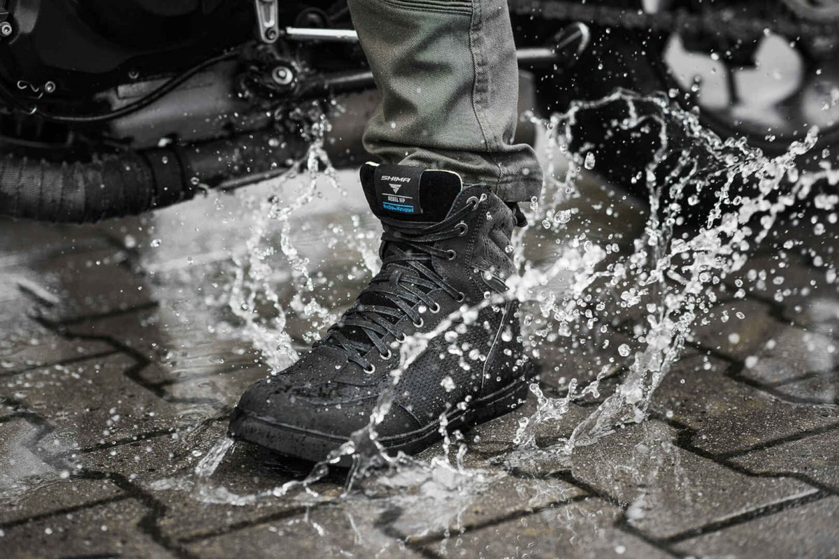 SHIMA REBEL WP Moto Homem Botas Preto - Image 4