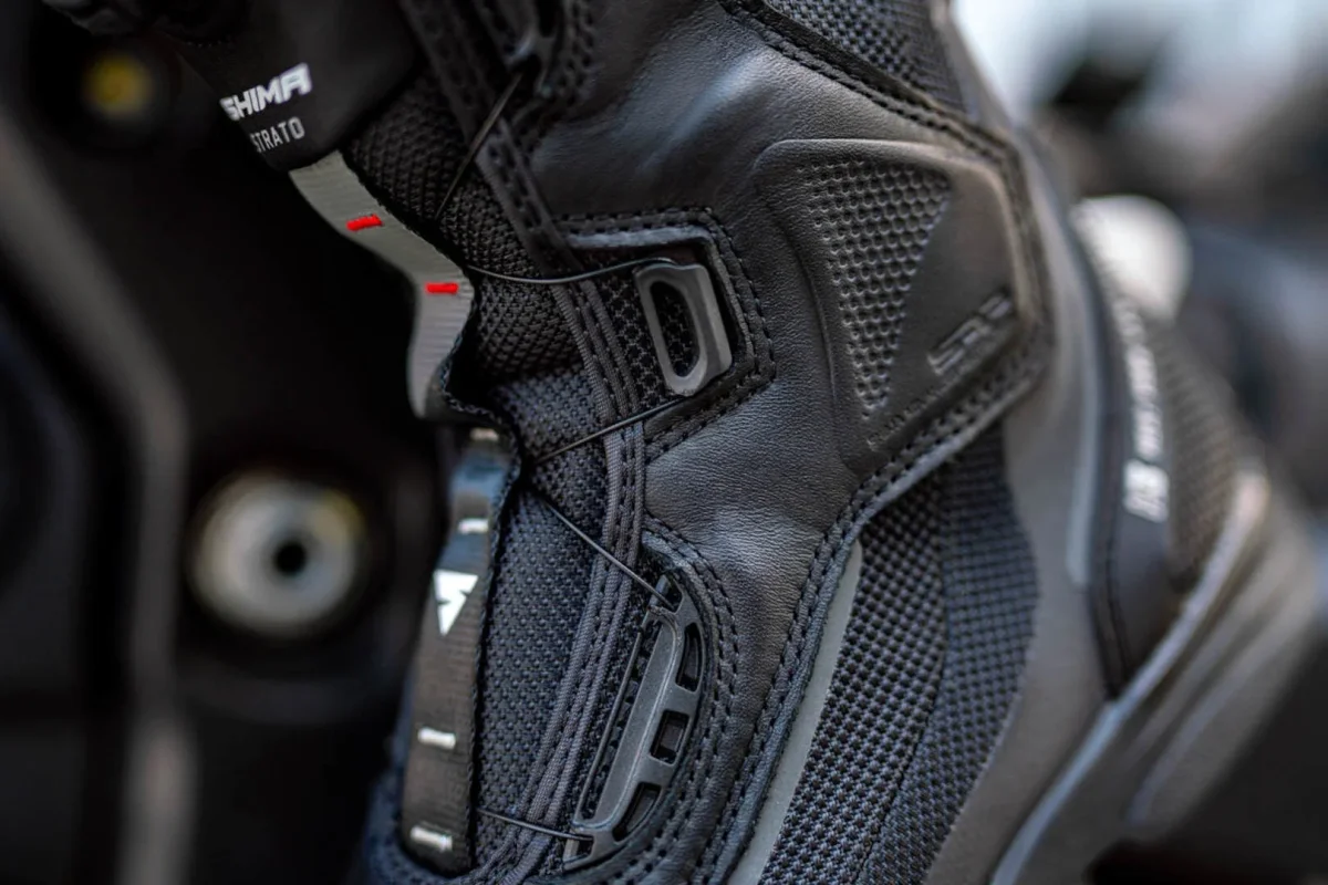 SHIMA STRATO Touring Botas Homem DE MOTO Preto Vermelho - Image 7