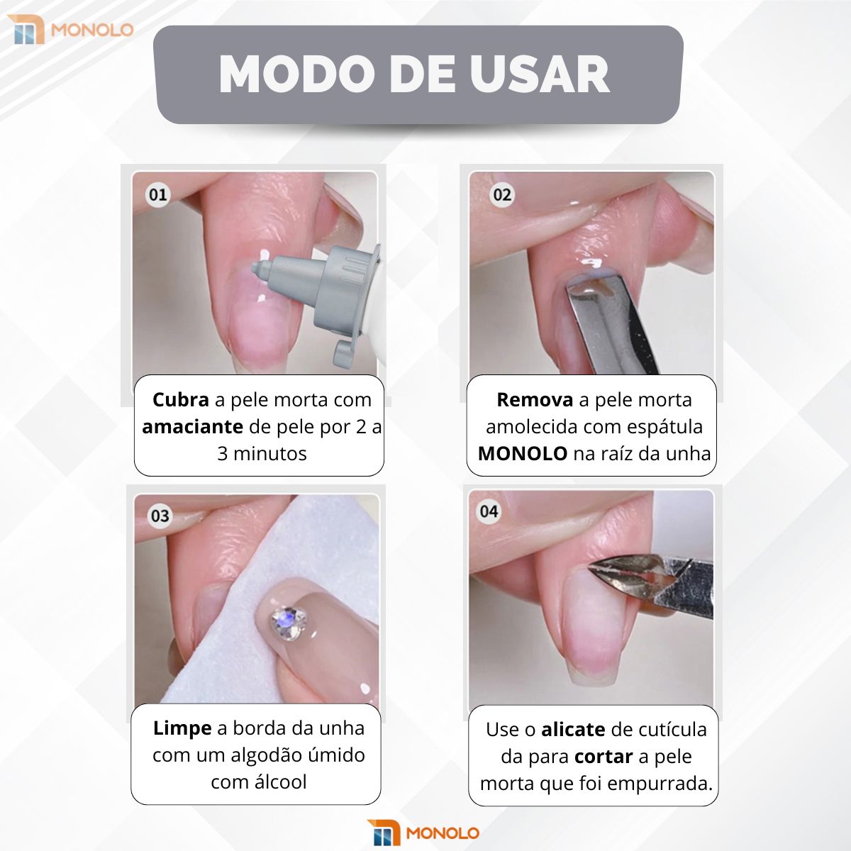 Alicate Cutículas e Unhas Profissional Manicure Aço Inox Afiado - Image 5