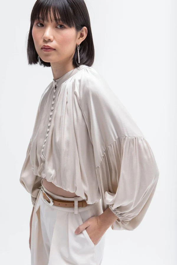 Blusa Elsa Mangas Volumosas - Masavi - Image 6