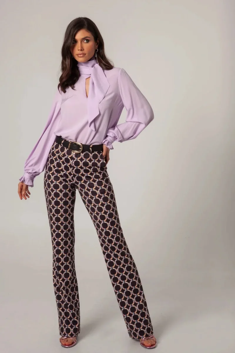 Calça Leggin Círculos Pretos - Masavi - Image 2
