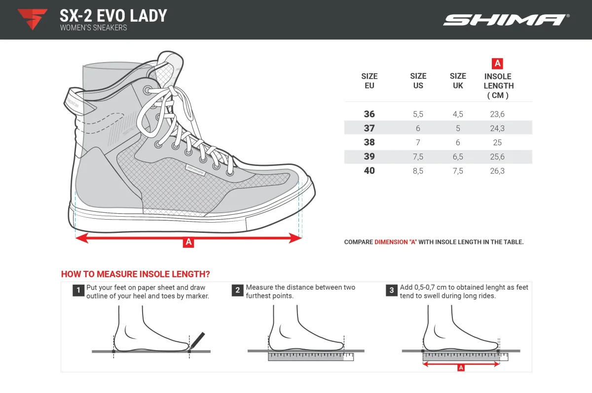 SHIMA SX-2.0.0 EVO Moto Senhora Botas Cinza - Image 7