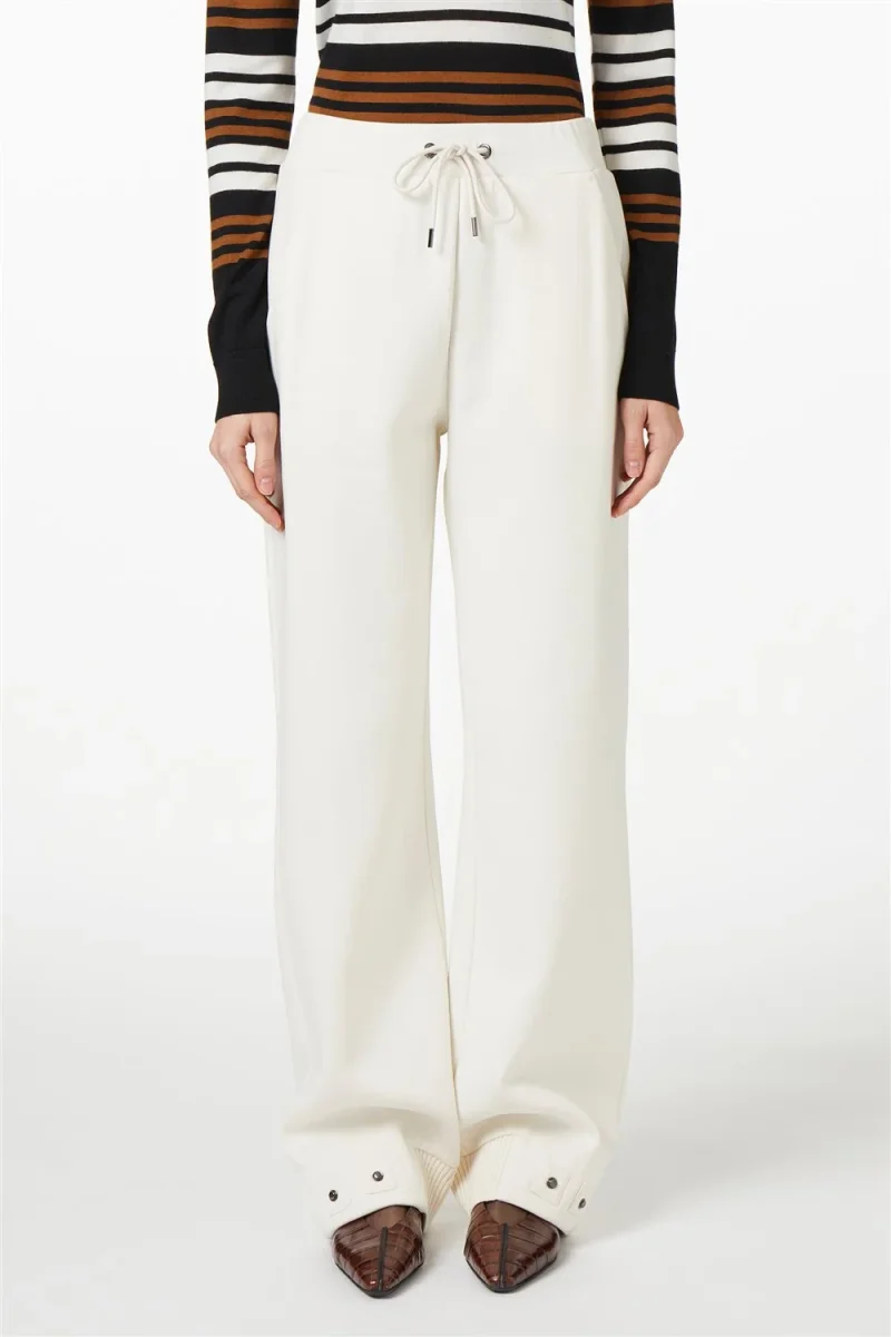 Calças Jogger em Algodão Sustentável Baunilha – Iceberg - Image 5