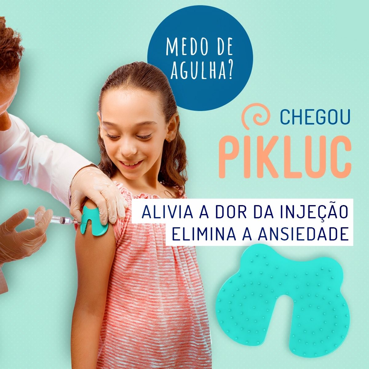 Pikluc Alivia Dor na Hora da Injeção Vacina - Image 4