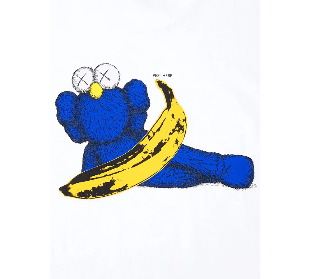 UNIQLO x KAWS + Warhol UT Graphic T-Shirt - White - Image 6