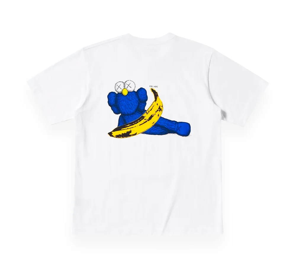 UNIQLO x KAWS + Warhol UT Graphic T-Shirt - White - Image 3