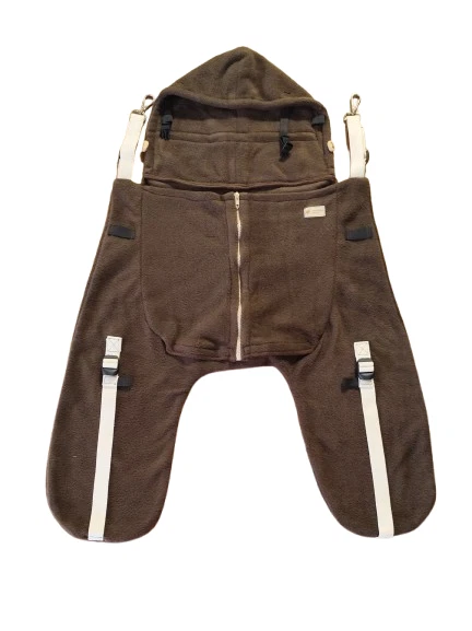 Monkey Mum® Bolsa térmica em lã polar para o porta-bebé ou para o carrinho Carrie - Ouriçinho
