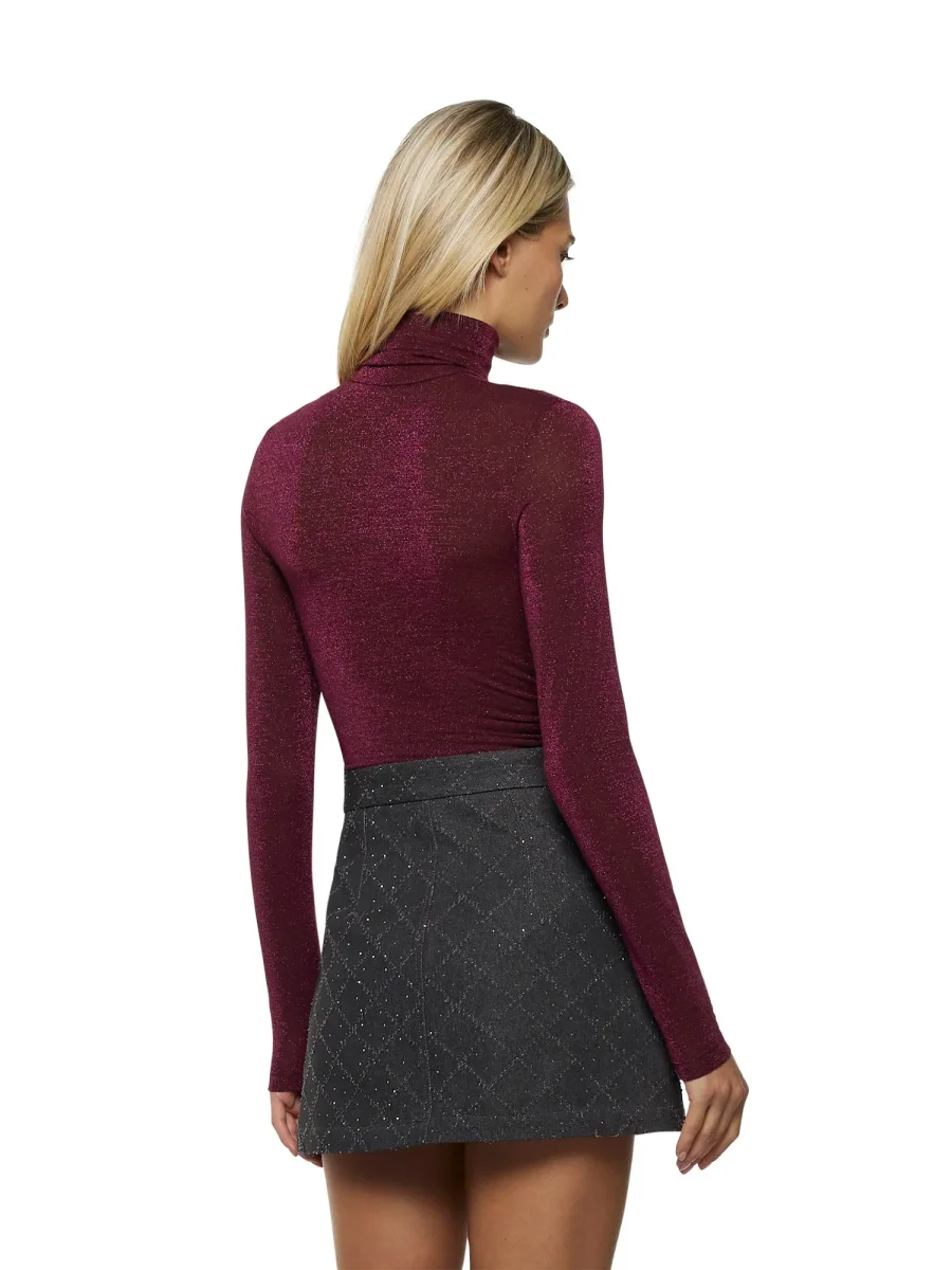 Camisola em Tulle Lurex com Franzido Lateral – Simona Corsellini - Image 6