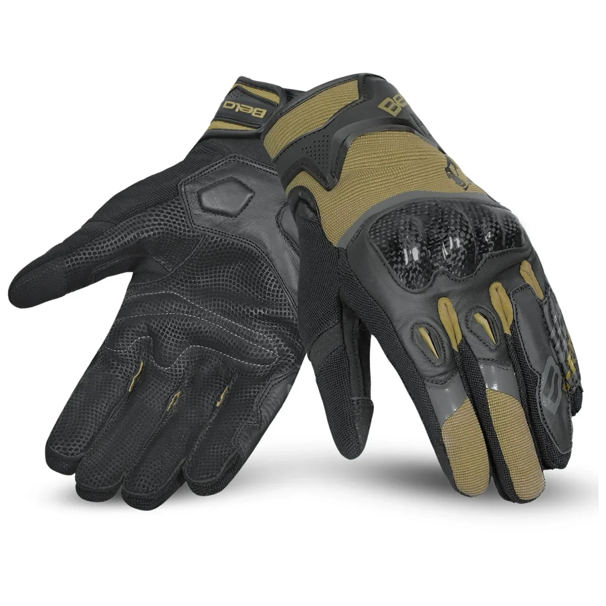 BELA DARING Luvas De Moto Homem Preto Verde - Image 2
