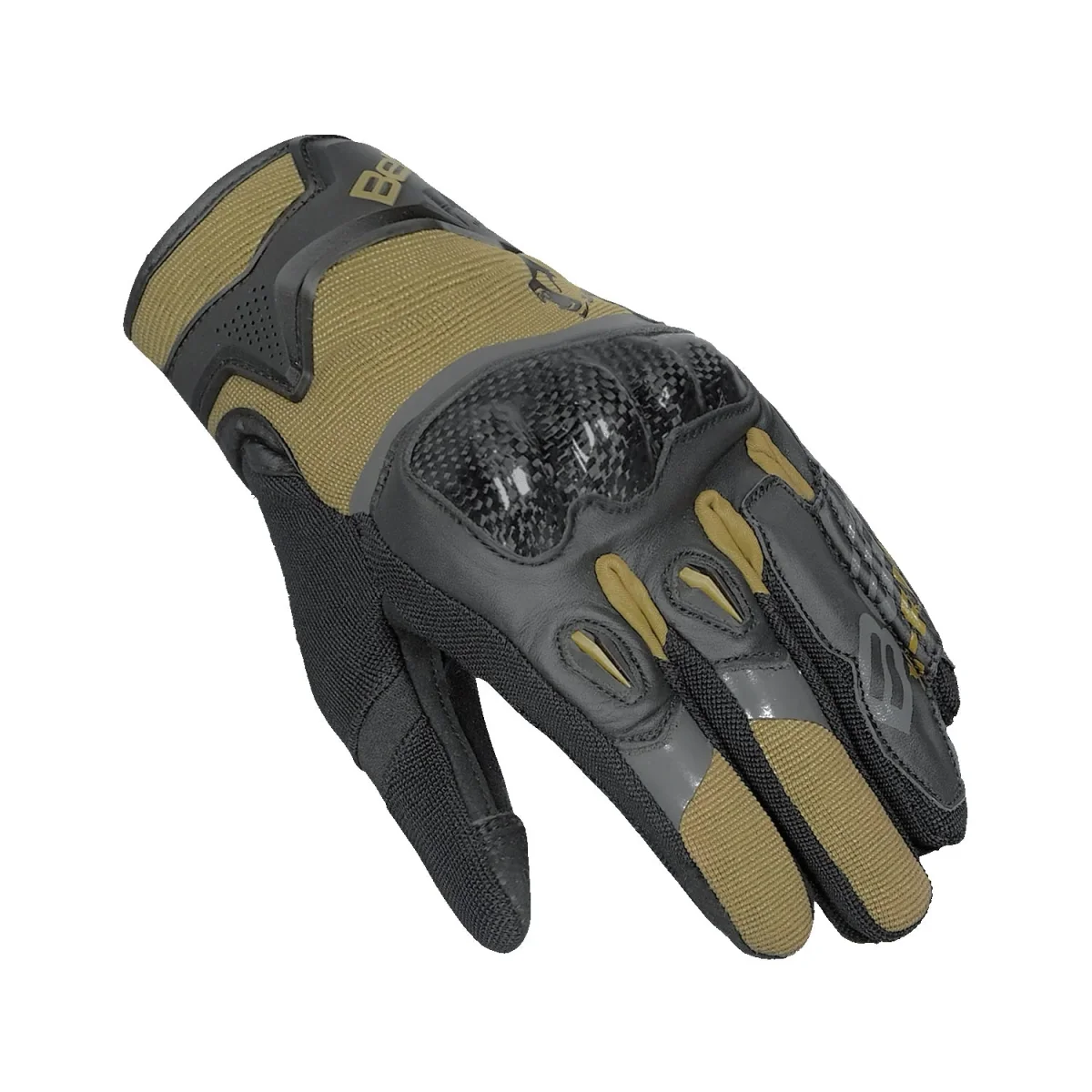 BELA DARING Luvas De Moto Homem Preto Verde - Image 3