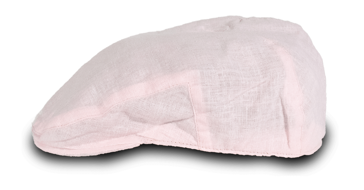 Boina de Linho Rosa
