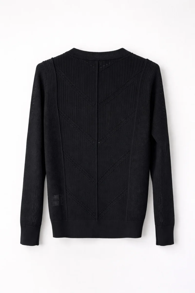 Cardigan Malha Trabalhada com Botões – Scripta - Image 5