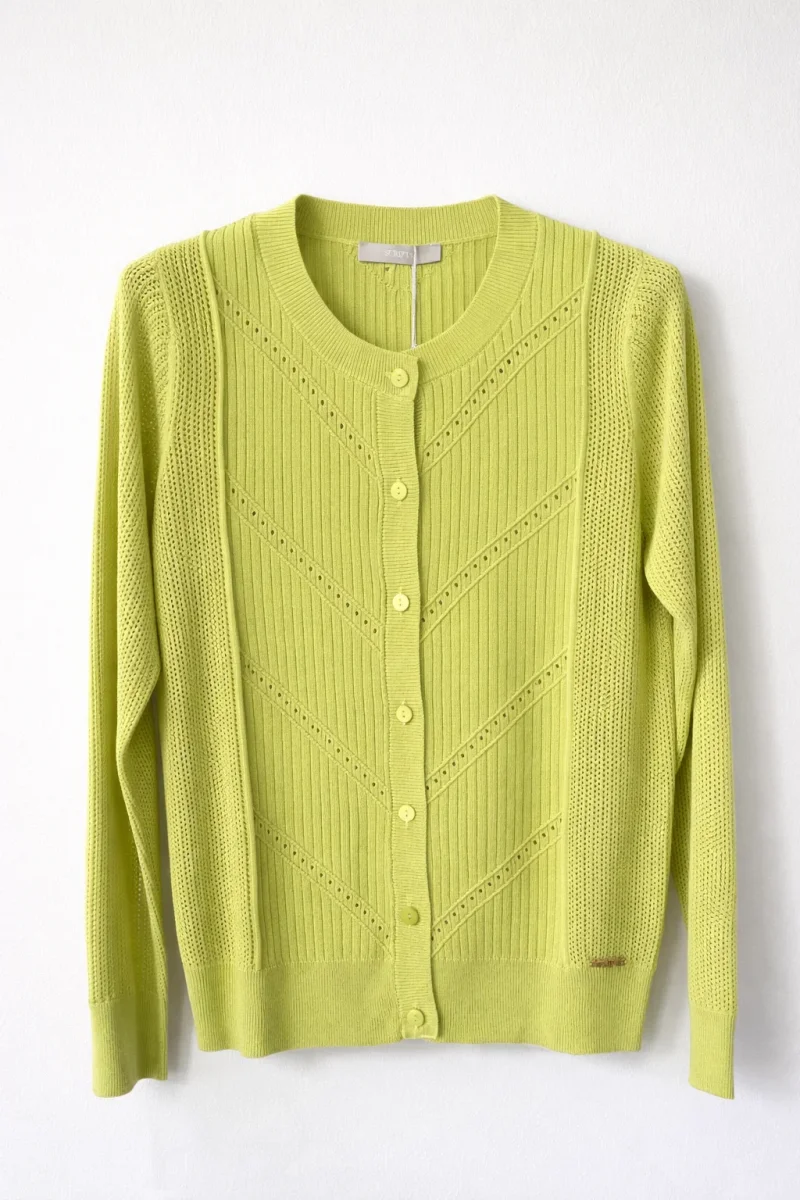 Cardigan Malha Trabalhada com Botões – Scripta - Image 4