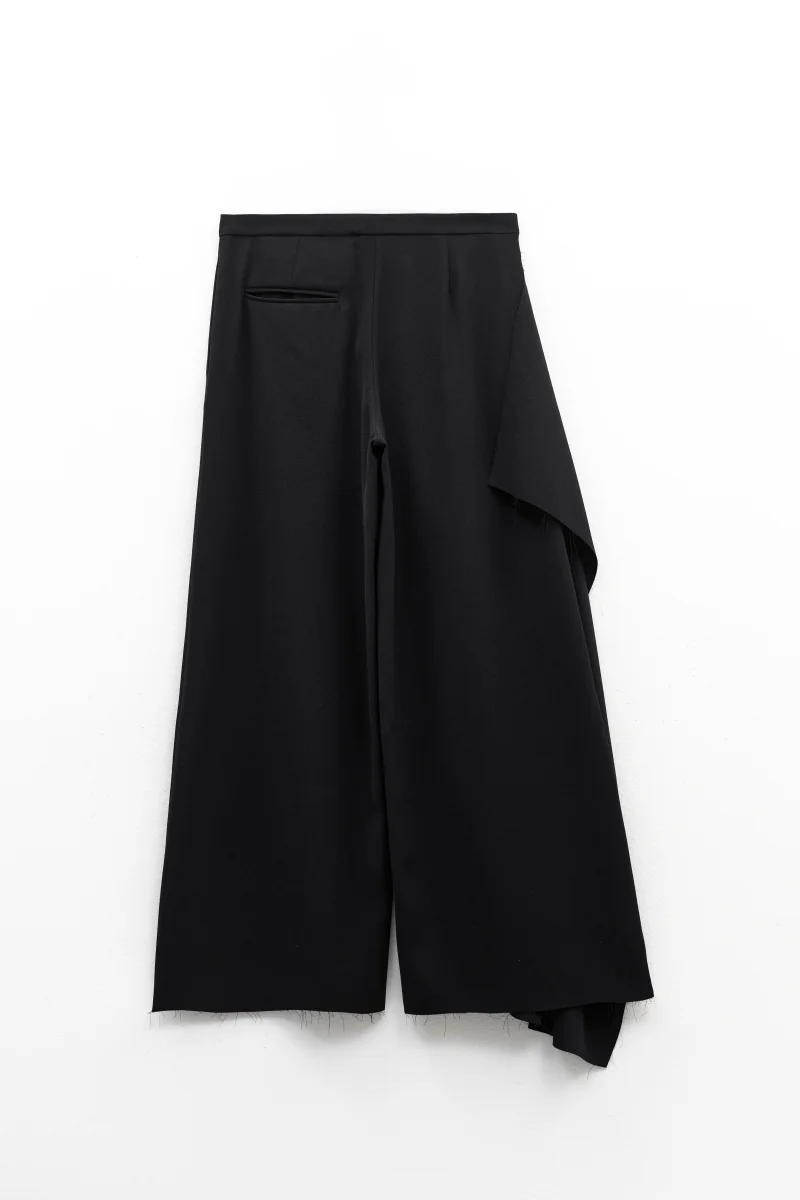 Calça Palazzo Com Pala Assimétrica – Eleh - Image 5