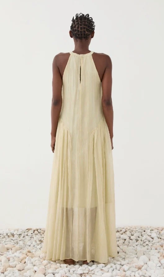 Vestido Longo Fluido Plissado – Eleh - Image 9