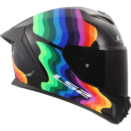 LS2 FF820 RAPID III CAPACETE INTEGRAL DE MOTO MOTO PRETO MULTIPLO - Image 3