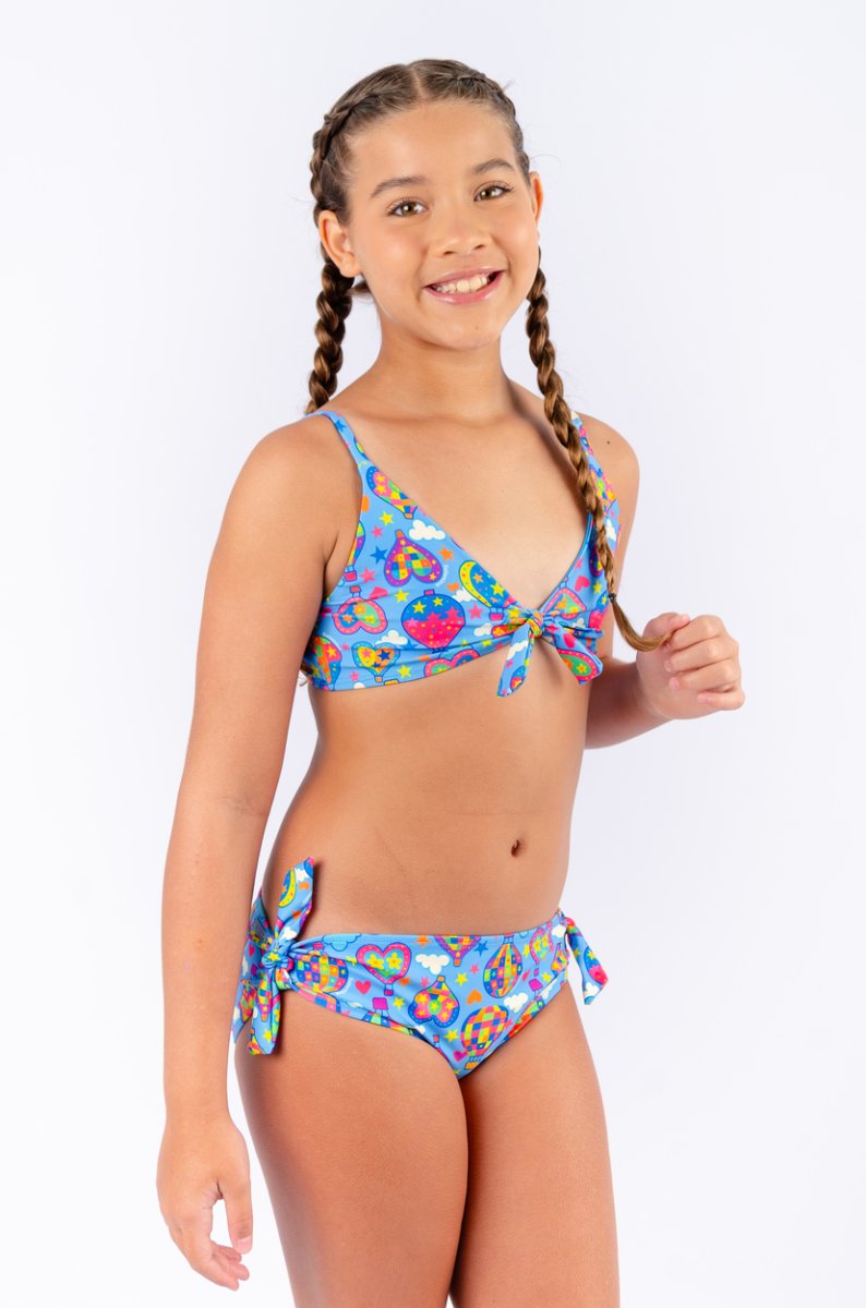 Biquíni Infantil Salaminakids com Proteção UV 50+ Estampa Superfantástico - Image 3