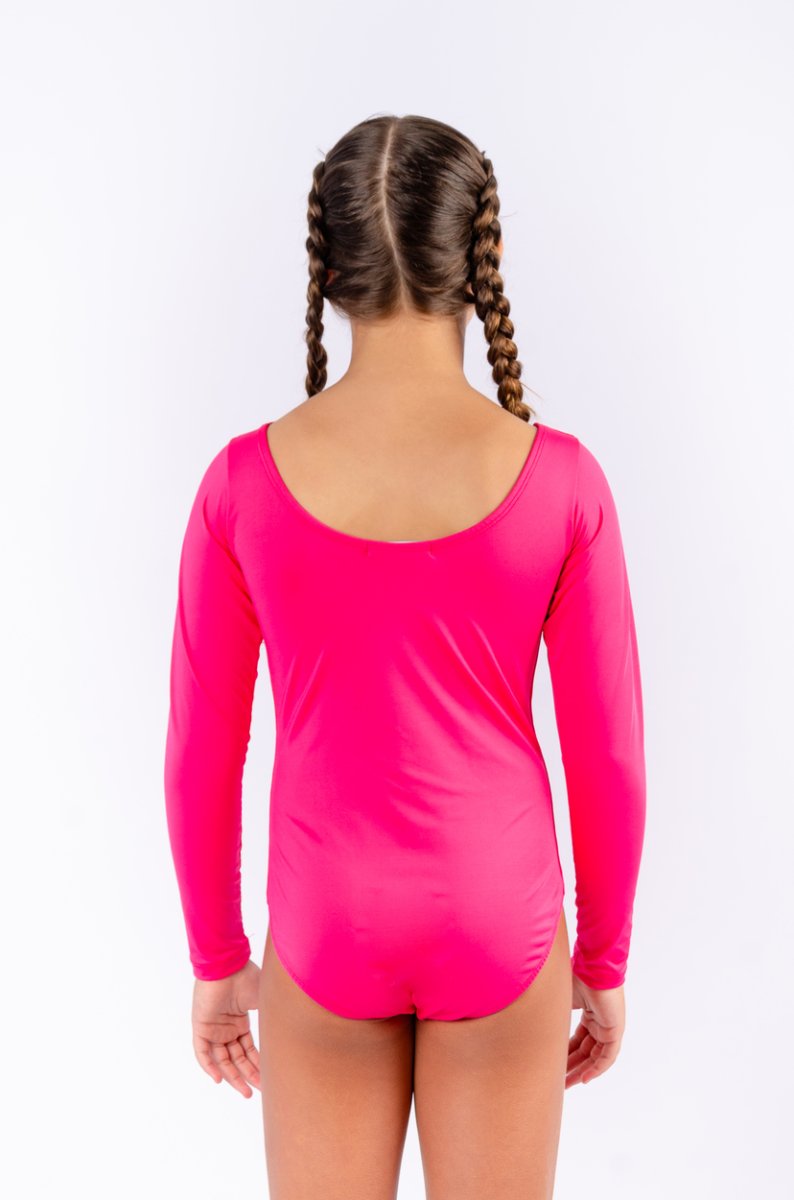 Maiô Infantil Manga Longa com Proteção UV 50+ Rosa – Salaminakids - Image 5
