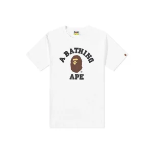 A Bathing Ape Classic College T-shirt - White