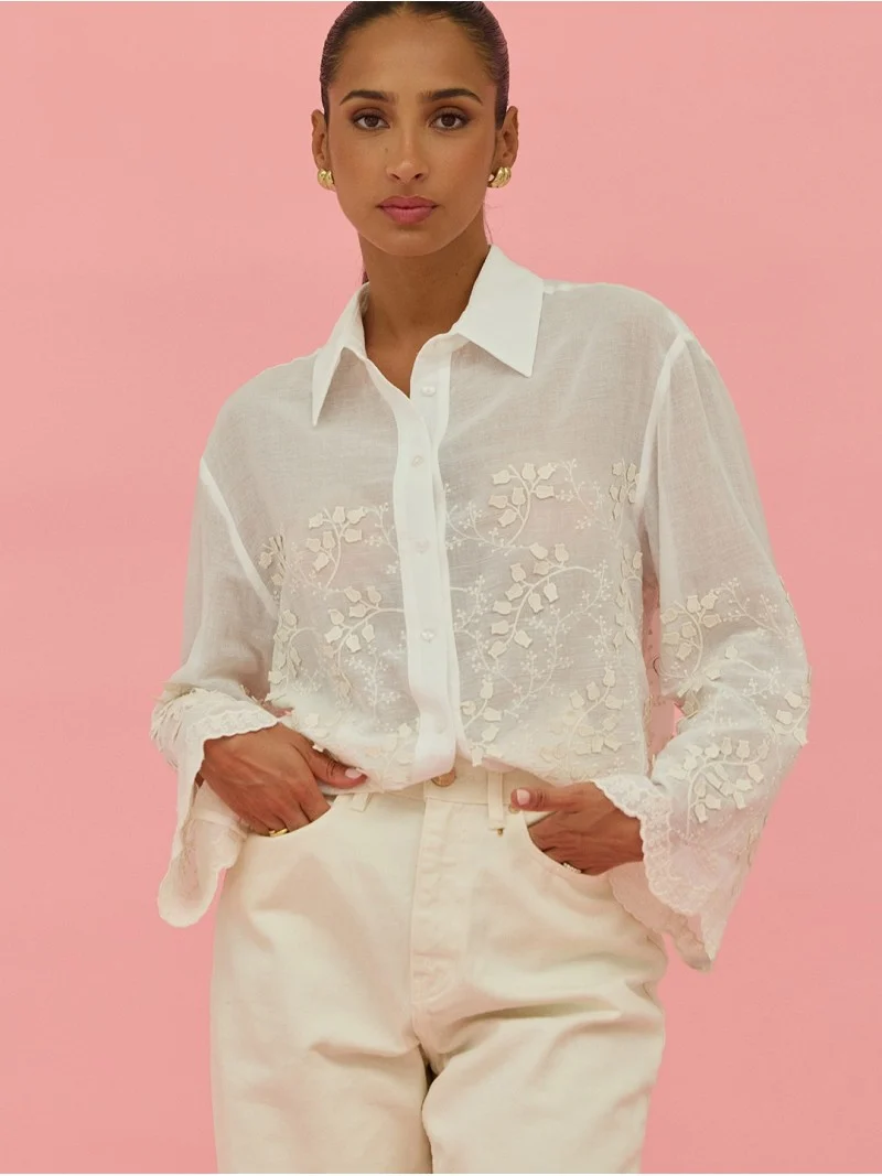 Blusa com Bordados - SCRIPTA