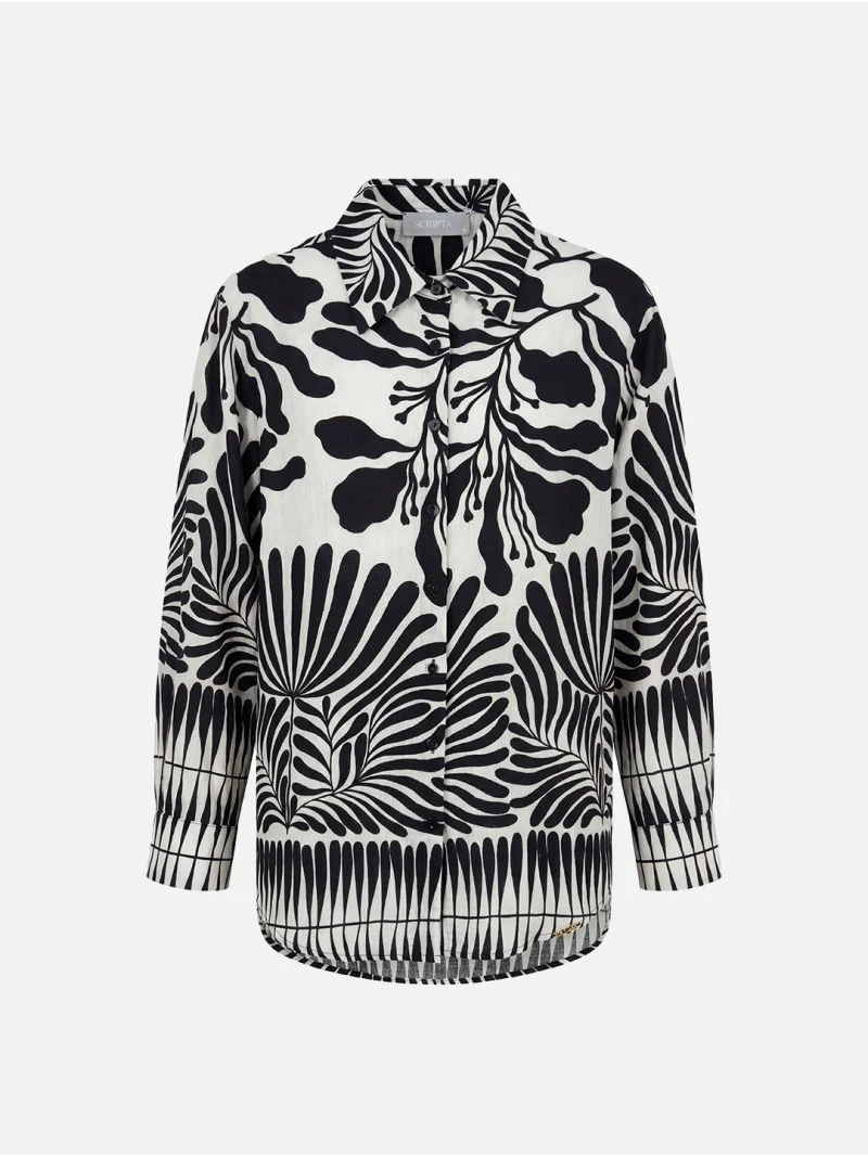 Blusa Fluida Estampada – Scripta - Image 3