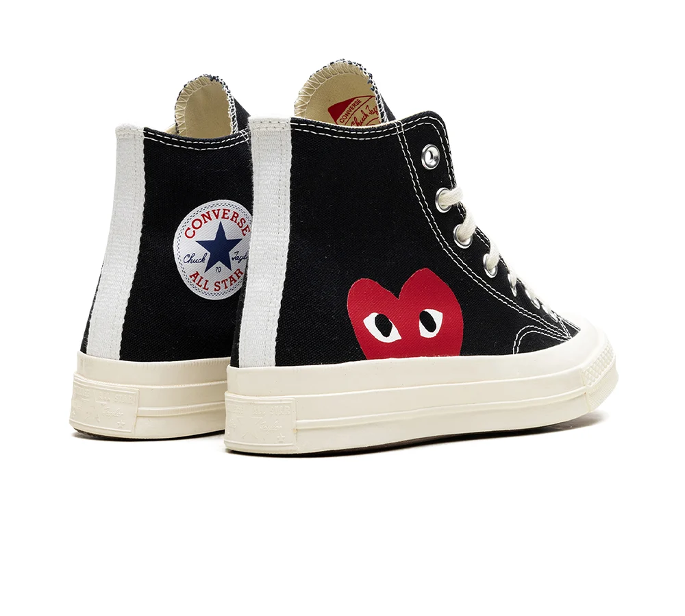 Converse Chuck Taylor All Star 70 Hi - Comme des Garcons PLAY Black - Image 4