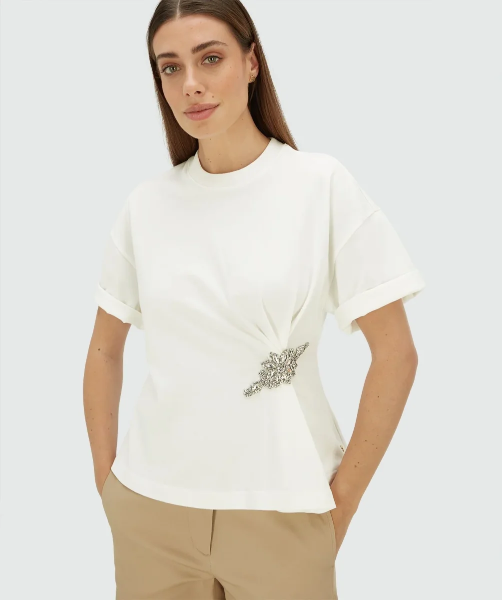 Camisola DACEY de Corte Regular Com Strass - Josh V - Image 3