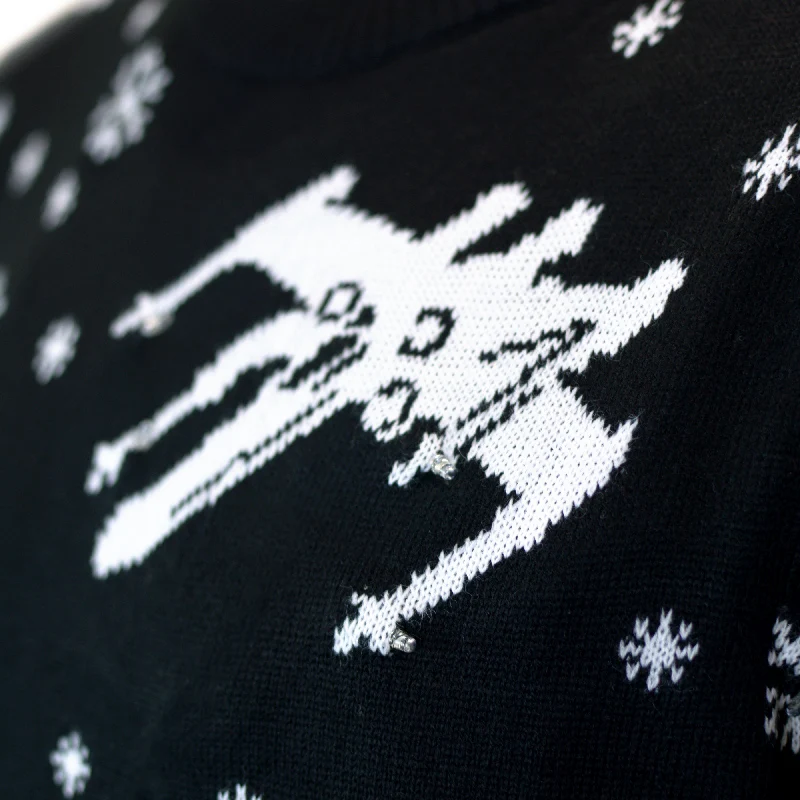 Camisola de Natal para Casal com Luzes LED Join the Christmas Side - Image 7