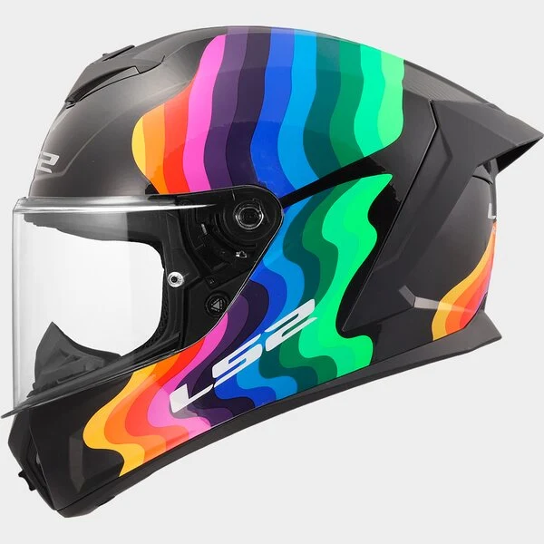 LS2 FF820 RAPID III CAPACETE INTEGRAL DE MOTO MOTO PRETO MULTIPLO