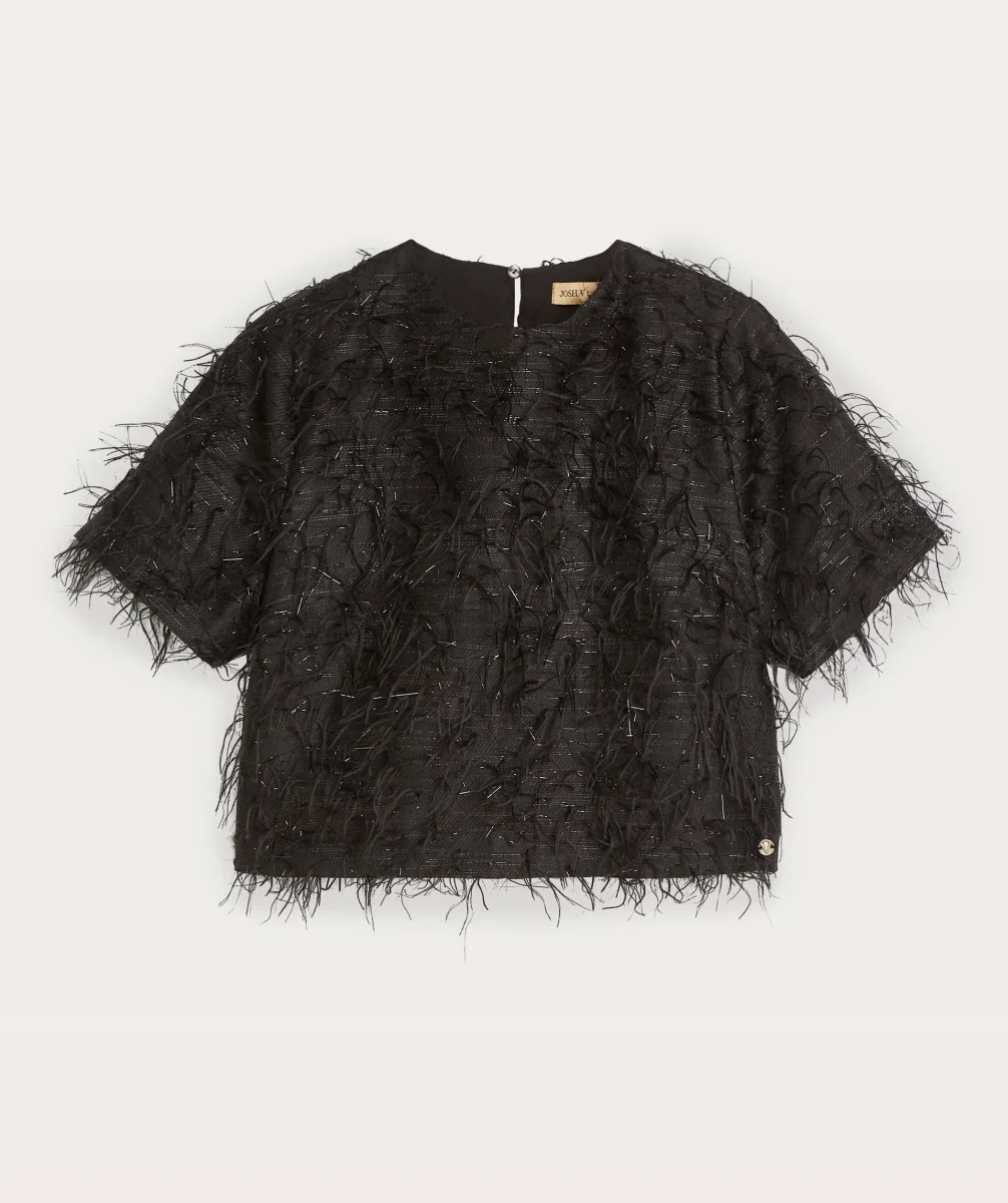 KILIANA Top Cropped com Lurex -Josh V - Image 9