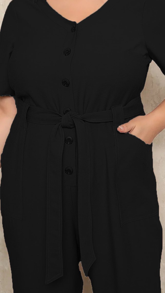 Macacão Plus Size com Amarração - Image 7