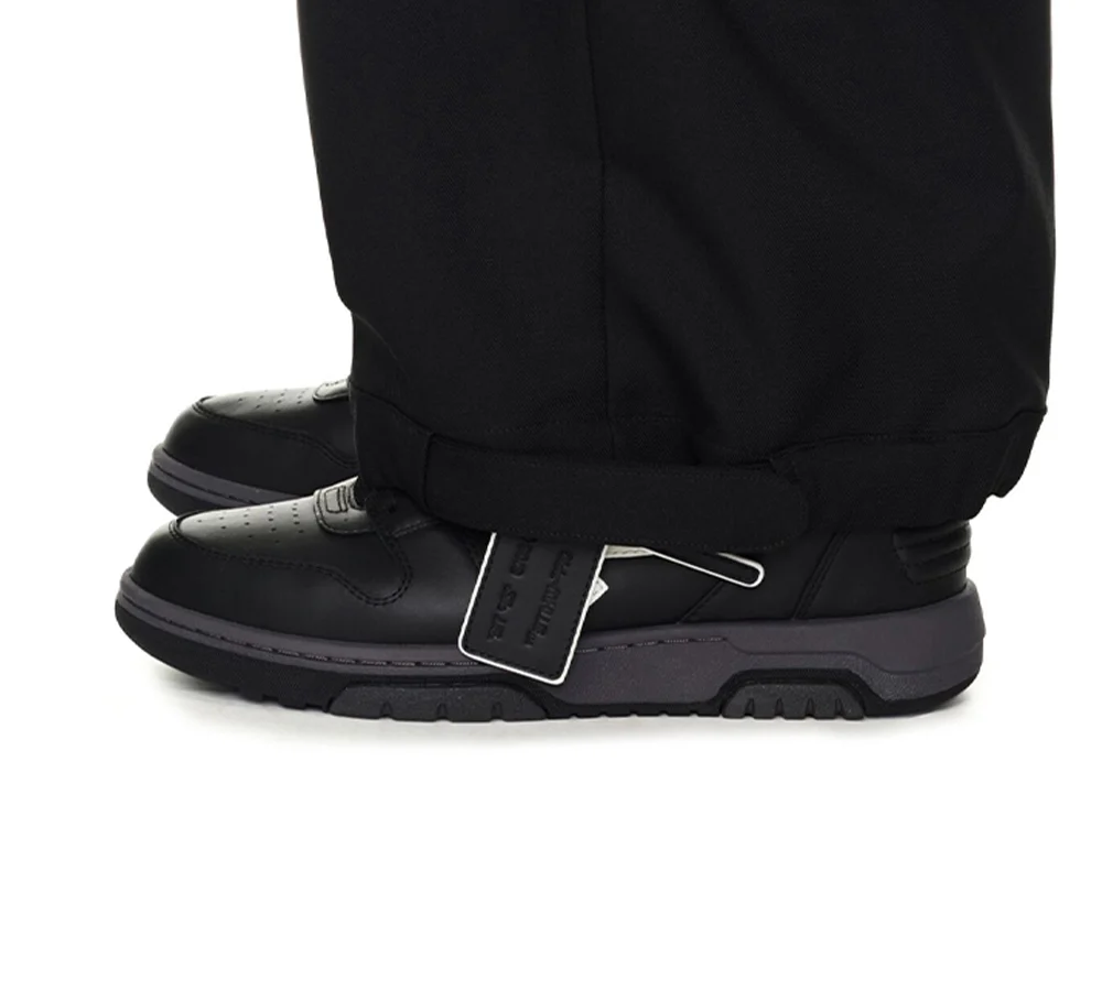 OFF-WHITE Out Of Office "OOO" Low Tops - Calf Leather Black - Image 3