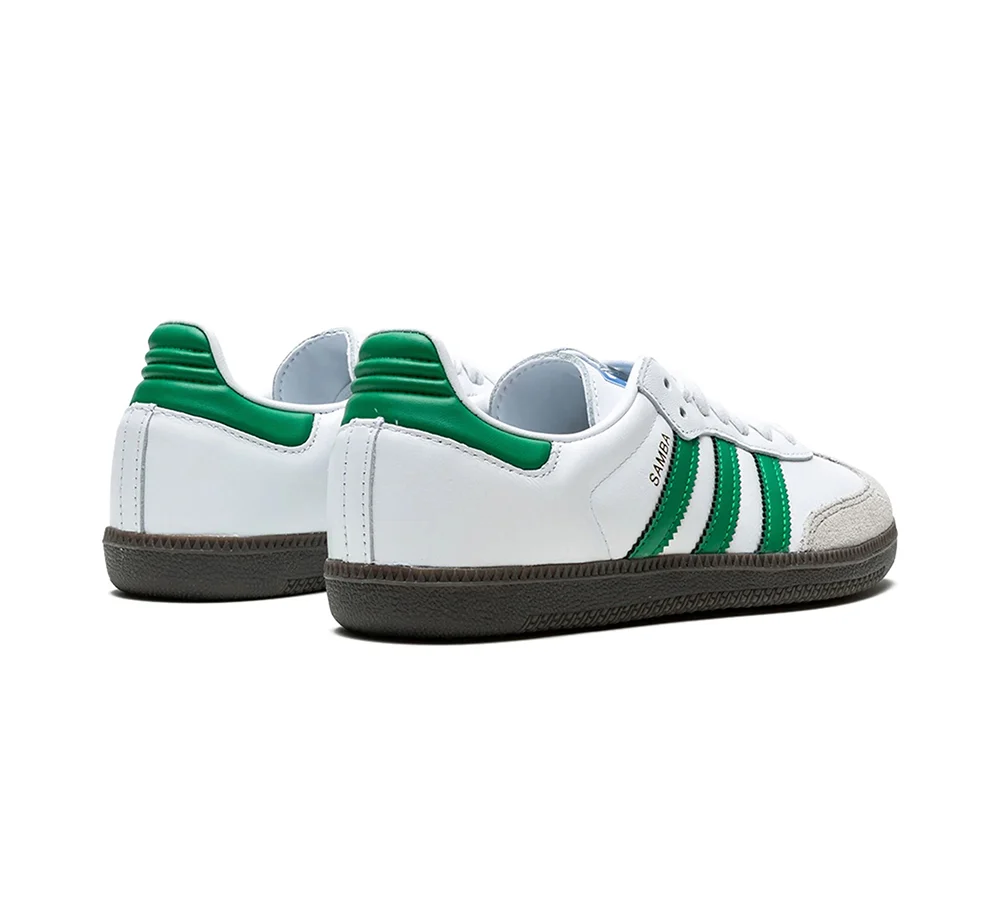 adidas Samba OG Footwear - White Green - Image 4