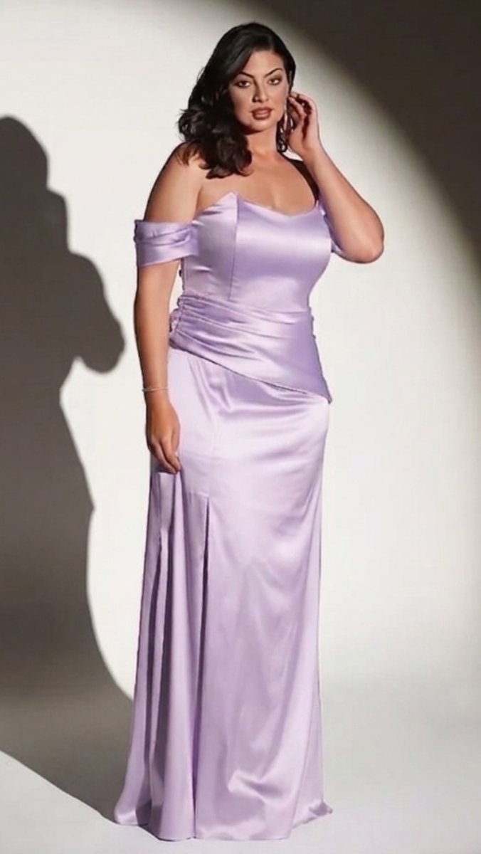 Vestido de Festa Plus Size Acetinado Tomara que Caia - Image 2