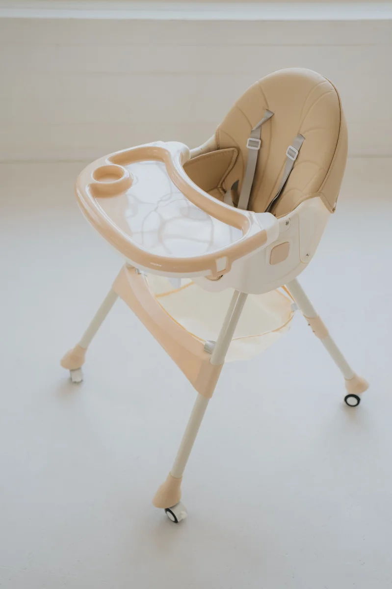 Cadeira de refeição infantil 2 em 1 Comfort - Rosa Ornamento - Image 6
