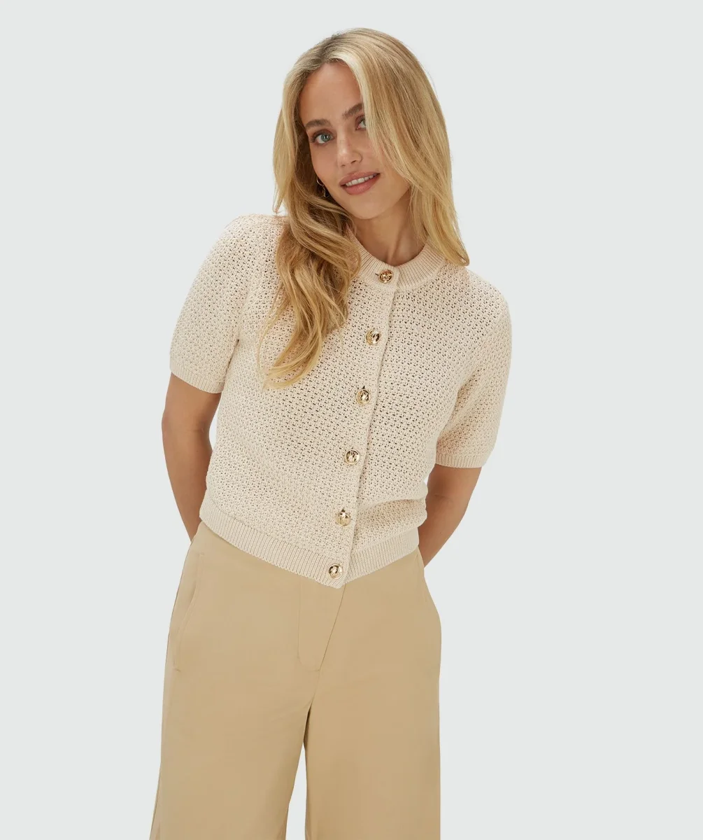 Cardigan Ylia Ecru – Josh V
